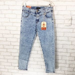 Pink label Skinny Acid Wash jeans size 7